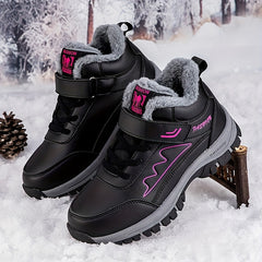 Non slip Thickened Medium Tube Snow Boots Versatile Wear Resistant Warm Shoes