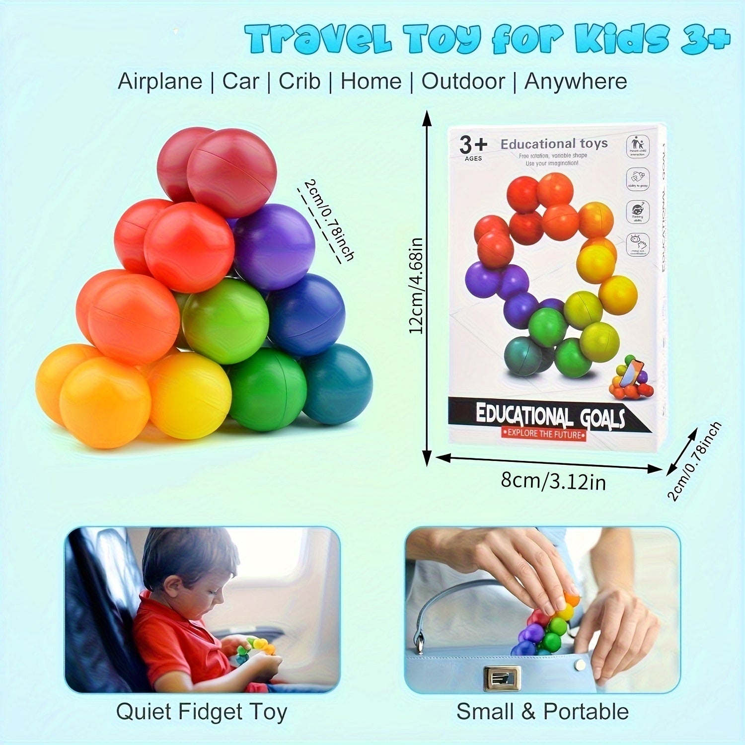 Deformable Toy Balls for Kids 3+ - Logical Thinking Gift