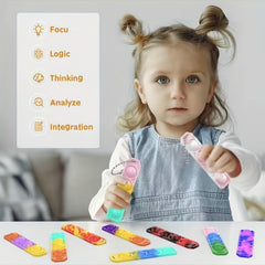 30pcs Mini Fidget Toys Bulk Silicone Stress Relief Hand Toys For Toddlers