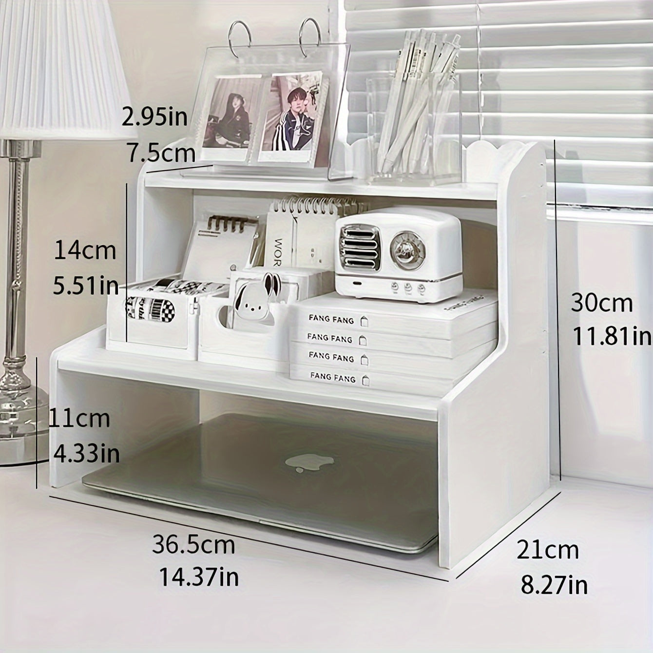 Desktop Storage Rack Wooden Dormitory Storage Rack Cosmetics Storage Rack