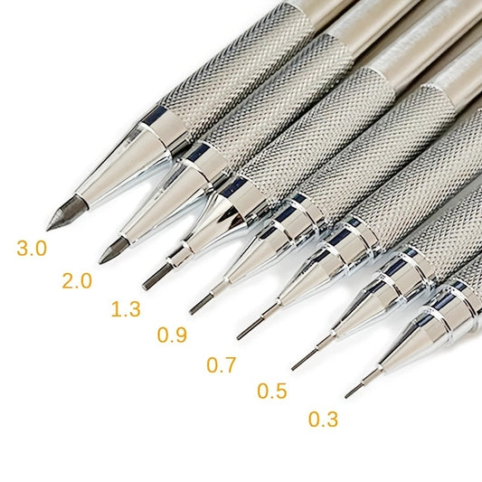 0.3mm Mechanical Pencil Set Full Metal Art Drawing Painting Office School