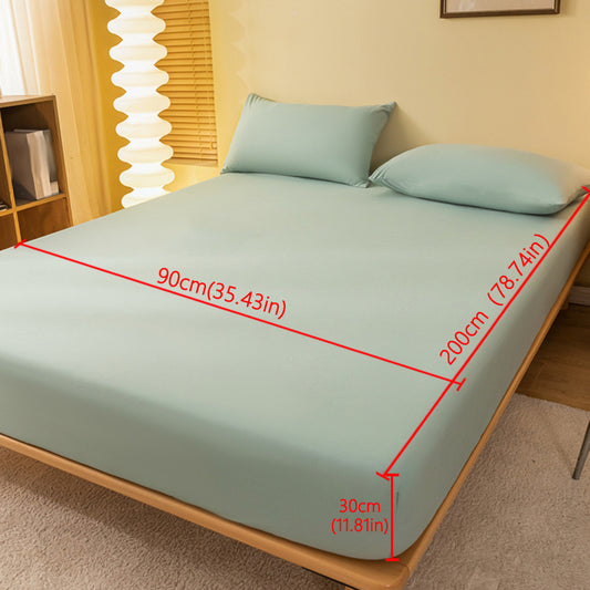Soft Brushed Fitted Sheet Comfortable Bedding Dark Green