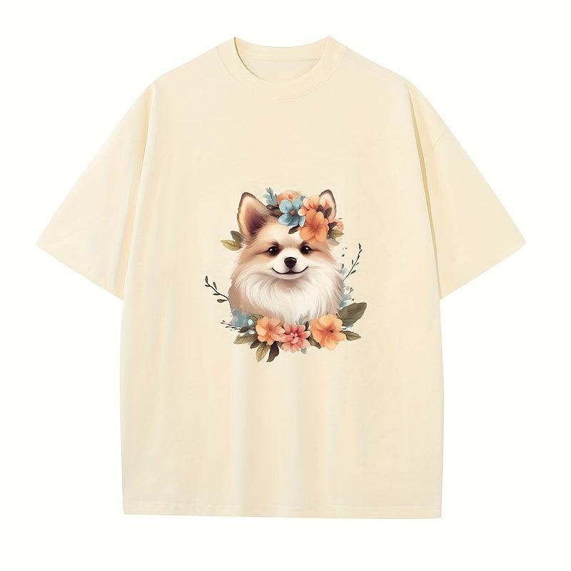 Cartoon Dog Pattern Transfer Designs Heat Sublimation Press Appliques
