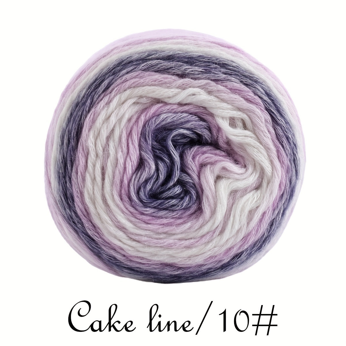Gradient Woven Thread Wool Cotton Cake Christmas Scarf Yarn