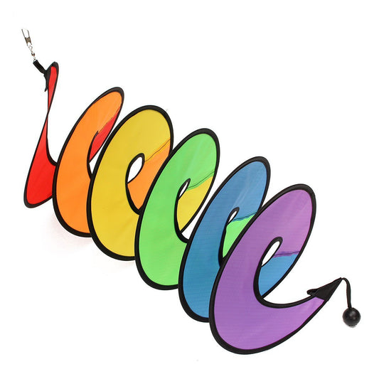 Colorful Garden Rainbow Wind Spinner Decoration for Outdoors