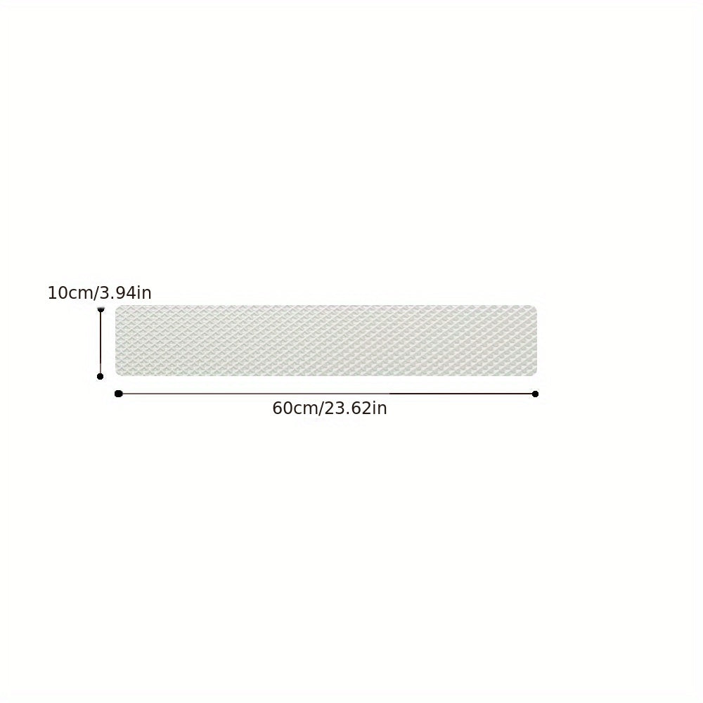 5pcs 30.0cmX119 Non Slip Stair Treads Pre Cut Anti Slip Strips Transparent
