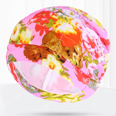1PC Unisex Pleated Swim Cap with Ear Protection