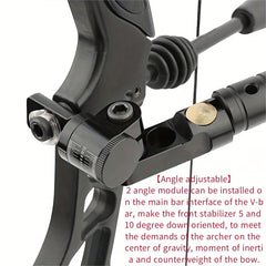 Adjustable V Bar Stabilizer Quick Disconnect Bow Rod