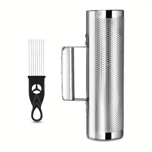 Stainless Steel 30cm Guiro Instrument With Scraper