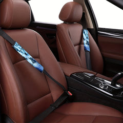 1pc Wolf Print Car Shoulder Protector