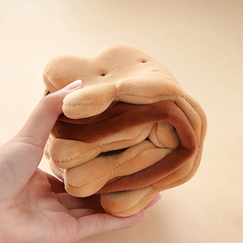 Biscuit Plush Pencil Bag Large Capacity Stationery Storage