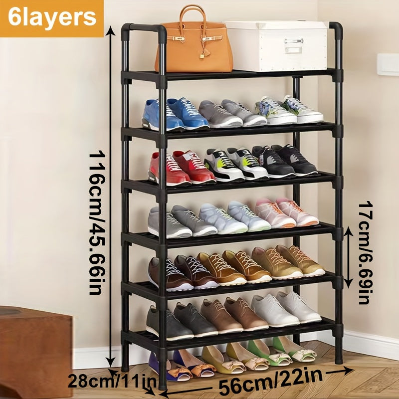 1pc Layer Shoe Rack Shoe Storage Stand Household Shoe Storage And Organization