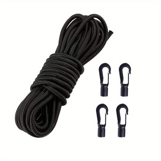 Heavy-Duty Deck Lashing Rope with Hook for Kayak Fishing Boat