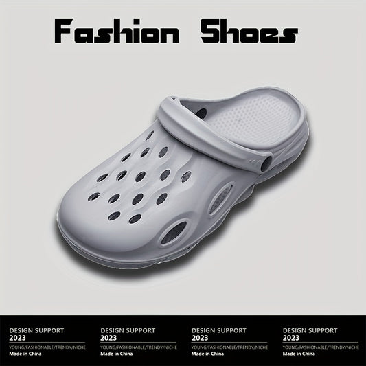 Men's Slip On Clog Sandals Breathable Outdoor Walking Slippers