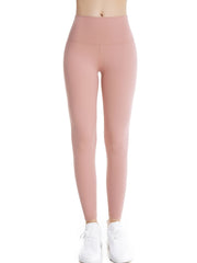 High Waist Crop Pants Slim Fitted Yoga Leggings With Pocket