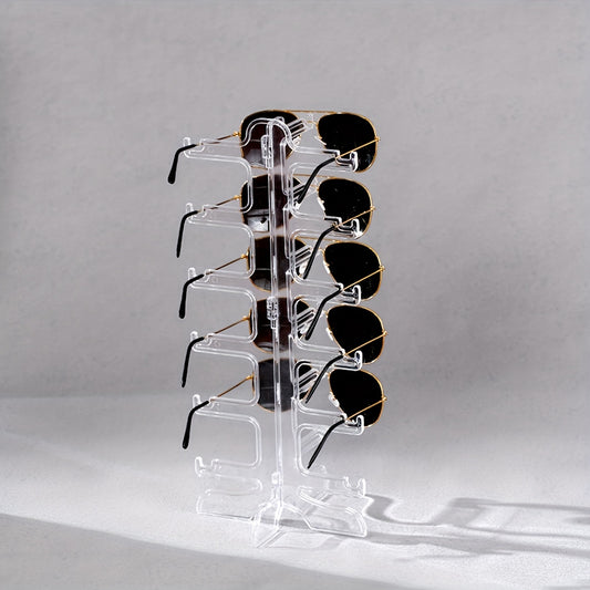 Clear Glasses Display Rack Eyeglasses Sunglasses Storage Stand Holder