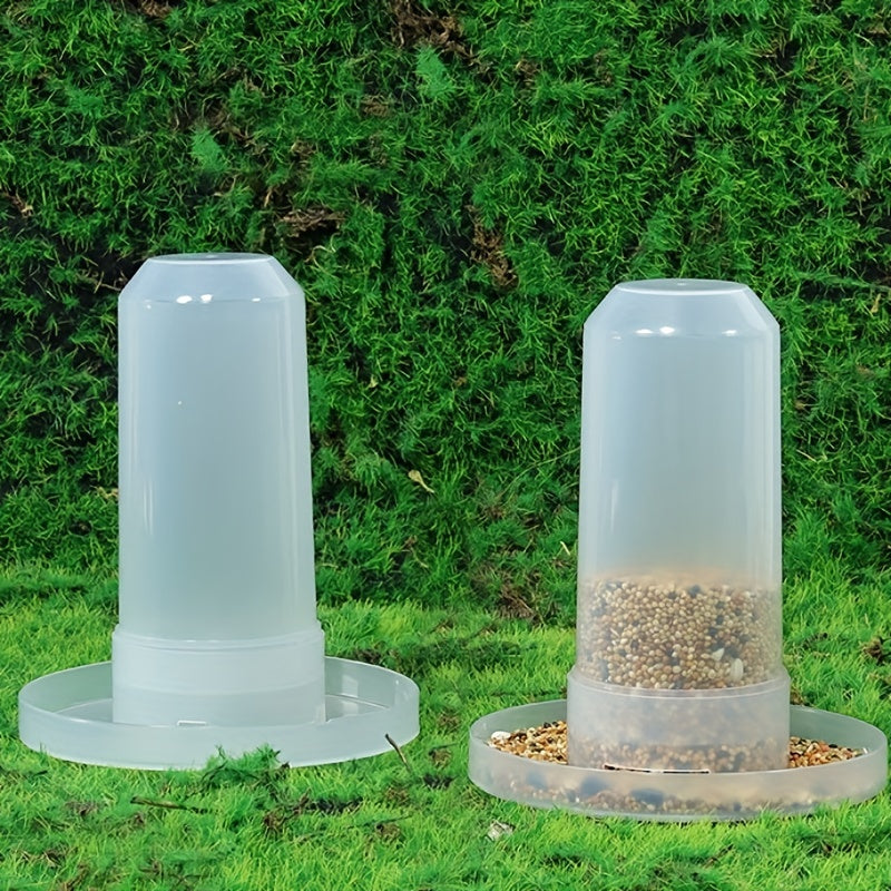 Automatic Bird Feeder & Water Dispenser for Parrots Chickens Pigeons