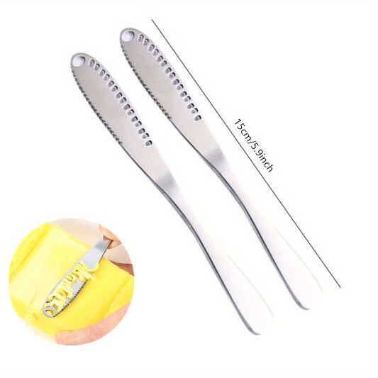 2pcs Butter Spreader 3-in-1 Ultra Wide Professional Butter Spatula