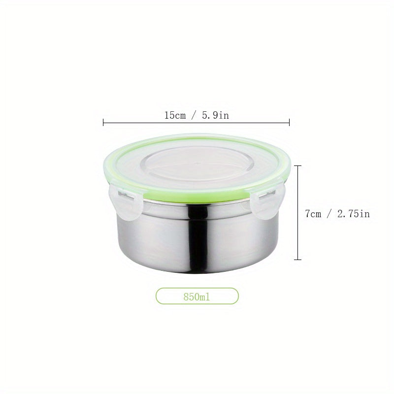 304 Stainless Steel Crisper Refrigerator Food Storage Box