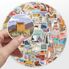 100pcs Waterproof Vinyl Stickers for Car Motorcycle Laptop