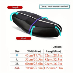 Motorcycle Rain Seat Cover 210D Universal Waterproof Saddle Cover