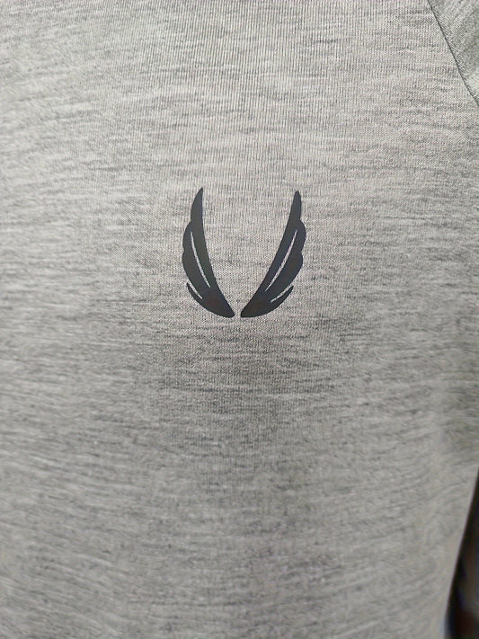 Men's Graphic Print Hoodie with Kangaroo Pocket