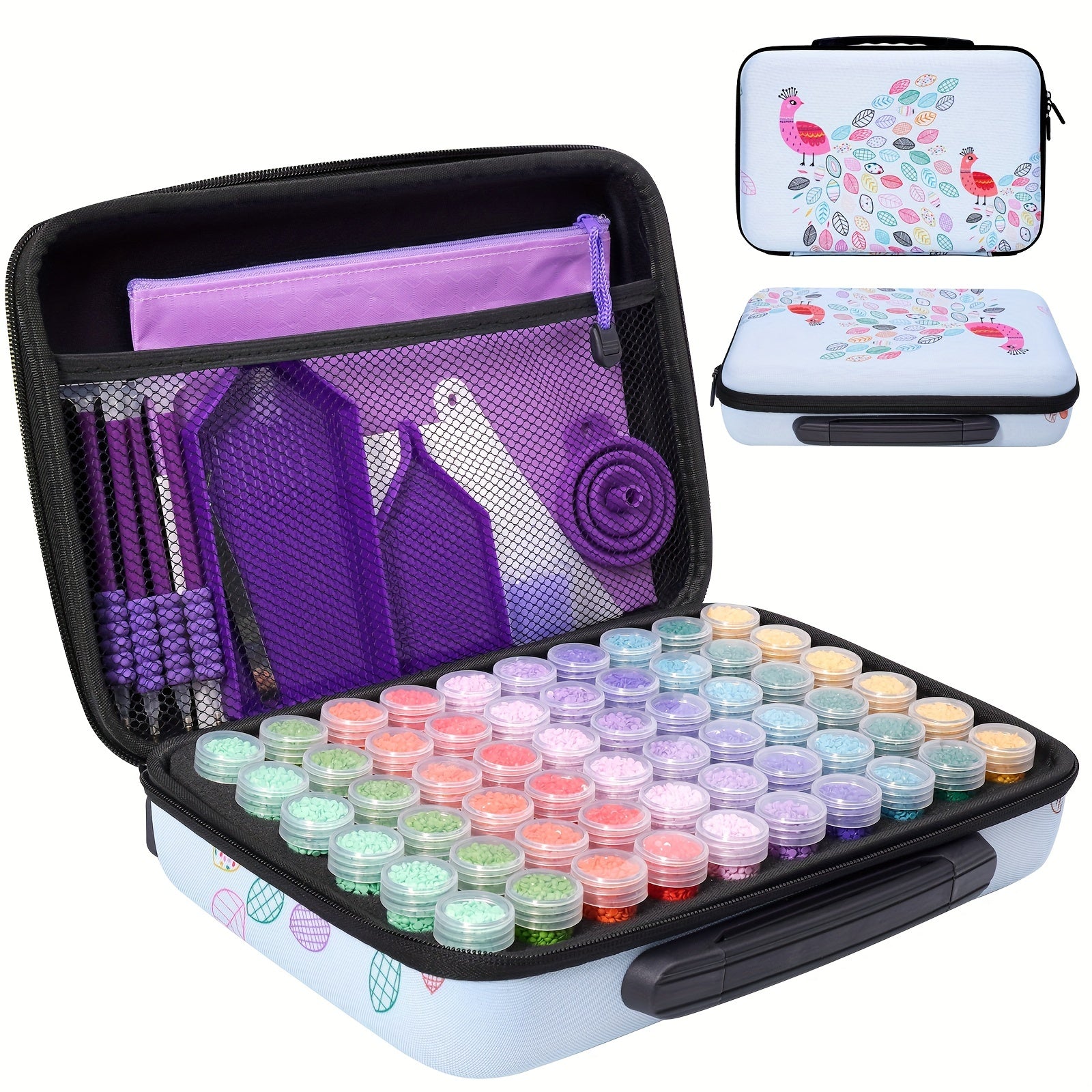 30 Slots Diamond Painting Accessory Storage Kit for DIY Diamond Art Rhinestone