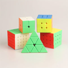 Fun Pyramid Cube 2x2 3x3 4x4 5x5 Puzzle Toy Educational Brain Teaser