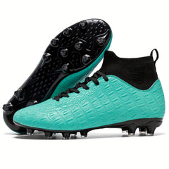 Boy's High Top Non Slip Football Cleat With Spikes