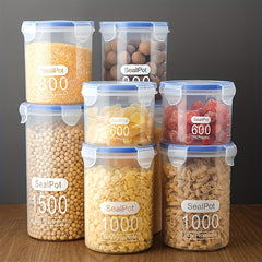 1pc Clear Food Storage Box Plastic Grain Storage Box Moisture proof