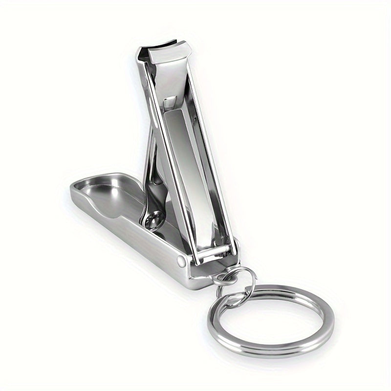 Portable Folding Nail Clipper Keychain Ultra thin Nail Clipper Trimmer