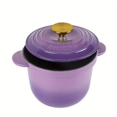 Enameled Cast Iron Dutch Oven 18cm 2L Deep Stockpot