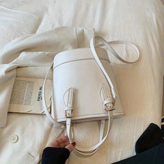 Women's Straw Bucket Bag Boho Style Crossbody Handbag for Travel Beach
