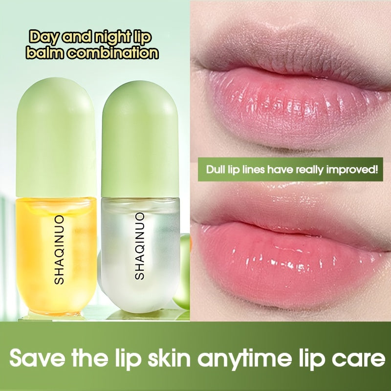 2 Pcs Lip Plumper Enhancer Vitamin E Lip Care Serum Hydrating