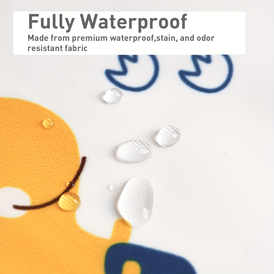 Waterproof Baby Feeding Bibs Set of 5 Washable Odor Resistant