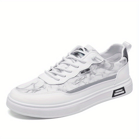 Men's Lace-up Front Skate Shoes Outdoor Casual Sneakers