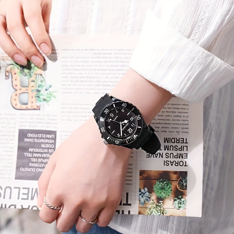Colorful Student's Pointer Silicone Quartz Watch