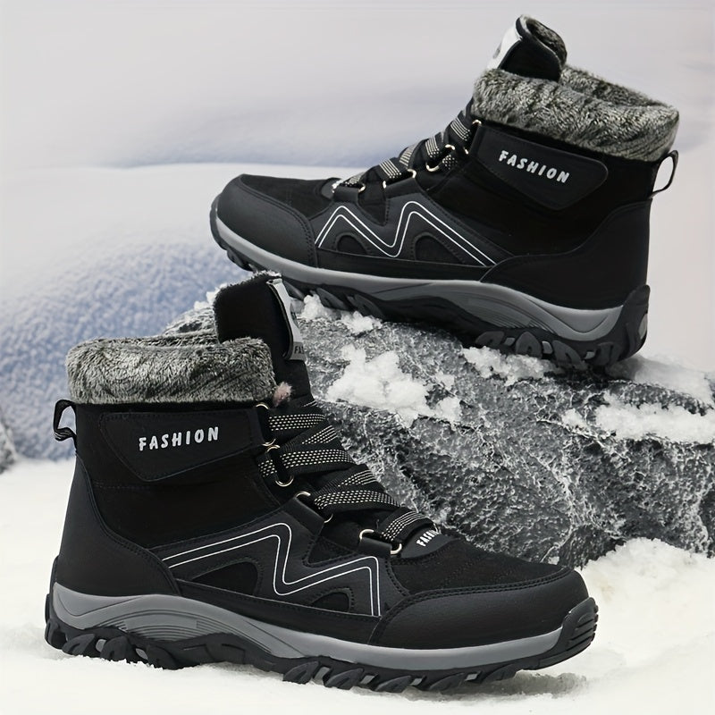 Men's Snow Boots Thermal Windproof Hiking Shoes