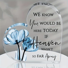 Heart Acrylic Sign for Love Memories - Wedding and Birthday Decor