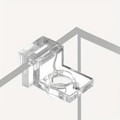 4pcs Acrylic Aquarium Cover Clip Transparent Support Bracket