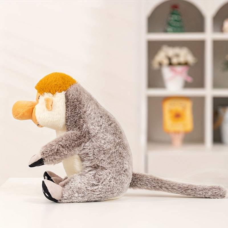 Adorable Proboscis Monkey Plush Doll 66in Soft Stuffed Animal