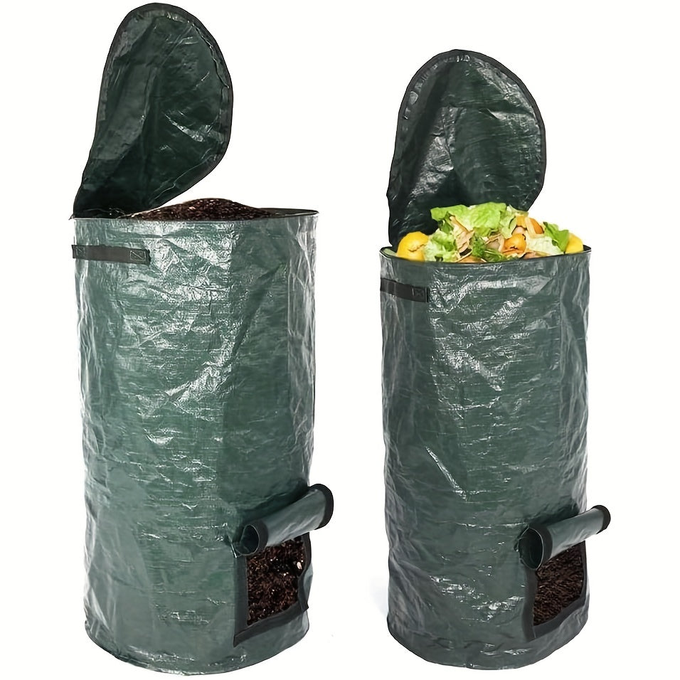 Large Lawn Garden Bag Compostable Heavy Garbage Bag Reusable