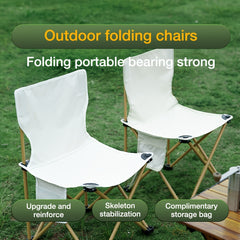 Portable Backrest Folding Chair for Outdoor Camping Fishing