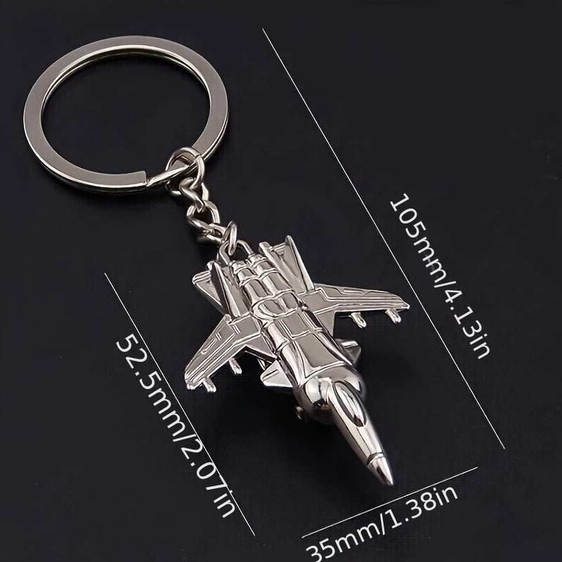Airplane Keychain Fighter Key Chain Pendant Ornament