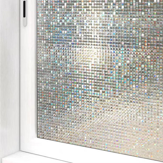 Privacy Window Film No Glue Door Glass Cover Decals Static Clings Sticker