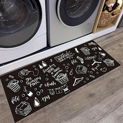 Cartoon Print Bottom Doormat Machine Washable Rug for Home Decor