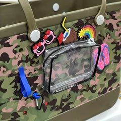 Minimalist Beach Bag Accessories Zipper Portable Mini Bag