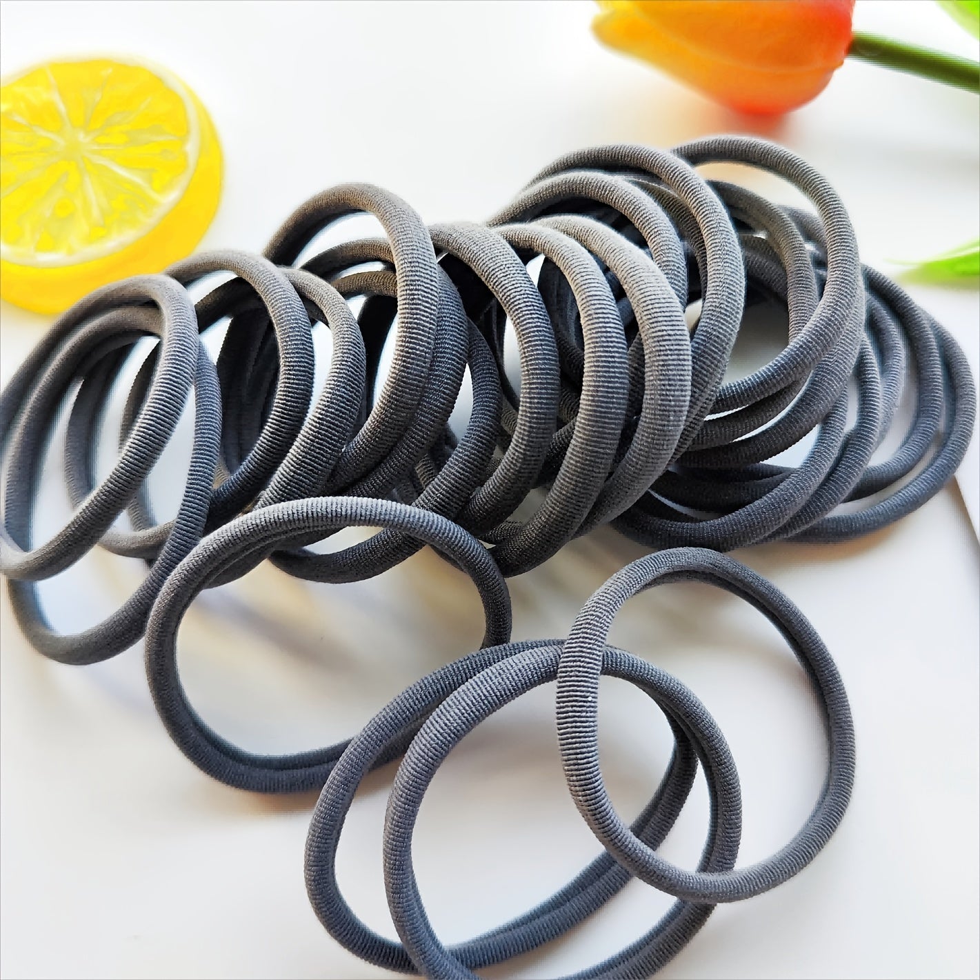 25pcs Large Elastic Hair Ties for Girls No Damage Hair Bands Hair Accessories