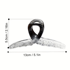 4pcs Nonslip Shark Claw Hair Claw Clip Ponytail Holder for Women Girls