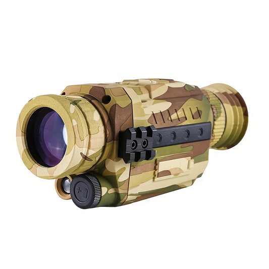 5x Digital Zoom Monocular Night Vision with USB Charging Cable